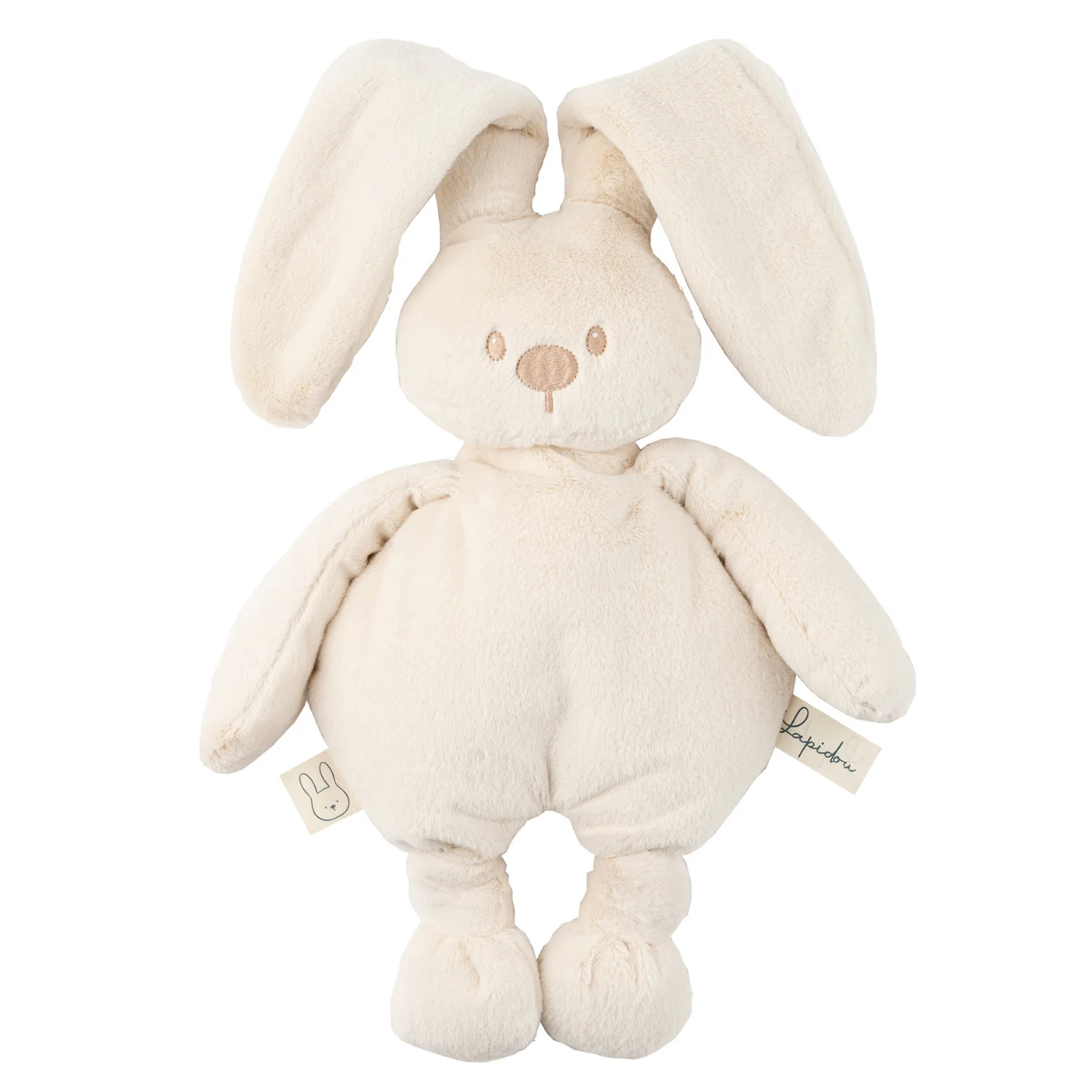 Lapidou Cuddly Rabbit - 30 cm - Soft Baby Plush - Sand - Image 29