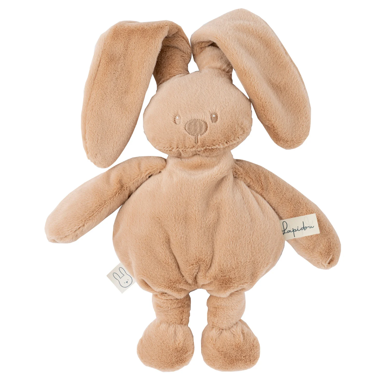 Lapidou Cuddly Rabbit - 30 cm - Soft Baby Plush - Warm Beige - Image 15