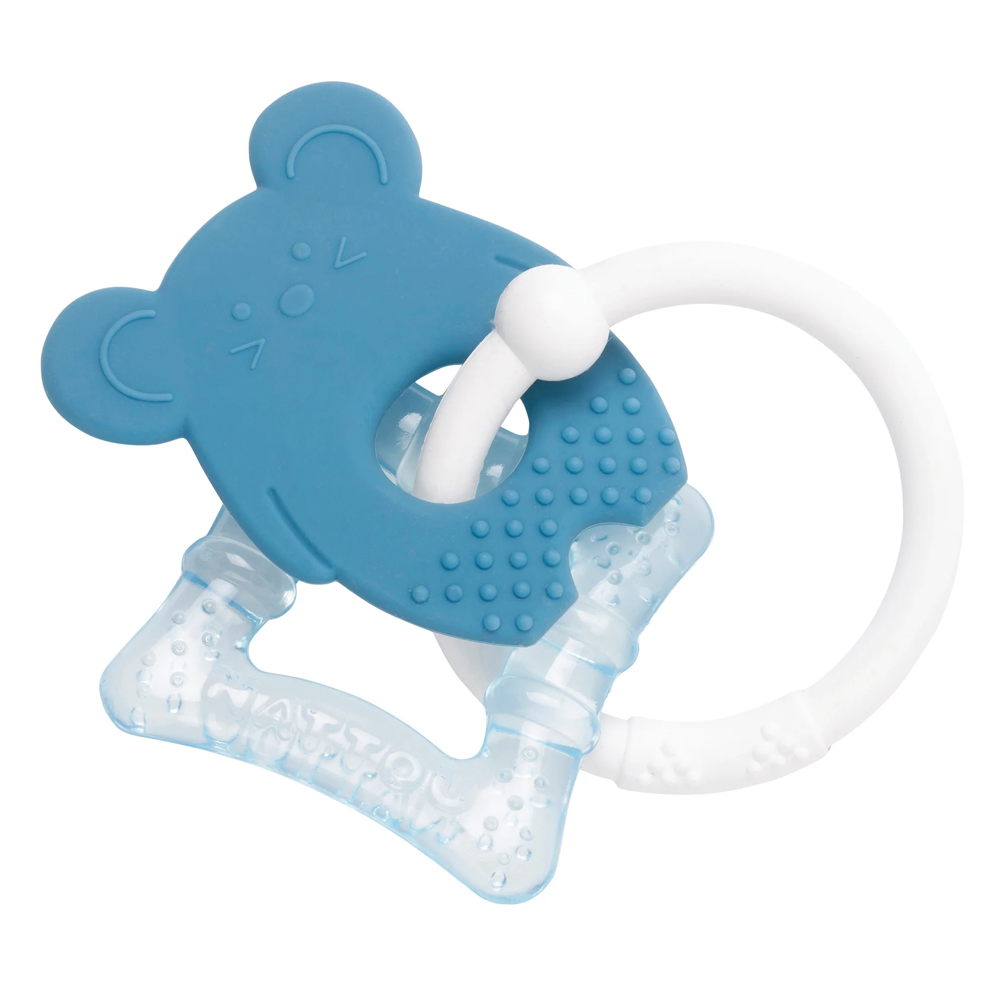 Silicone cooling teether – Baby teething toy – Cooling teether – Blue - Image 21