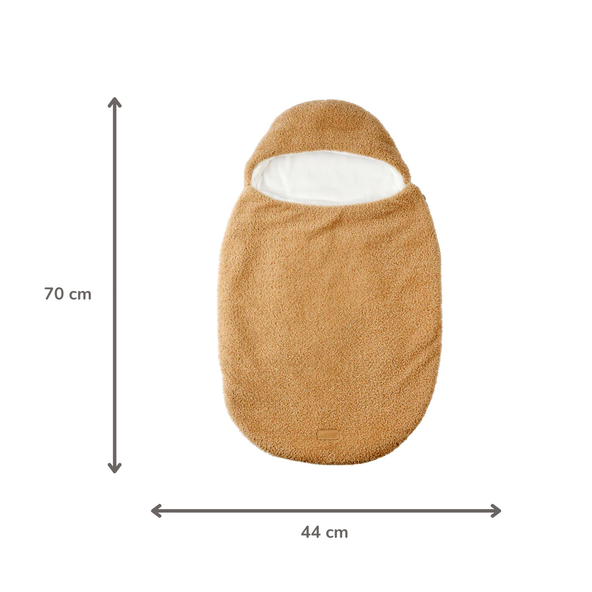 TEDDY Baby Nest Brown 0–6 months – Soft Baby Nest – For Car Seat and Stroller - Image 9