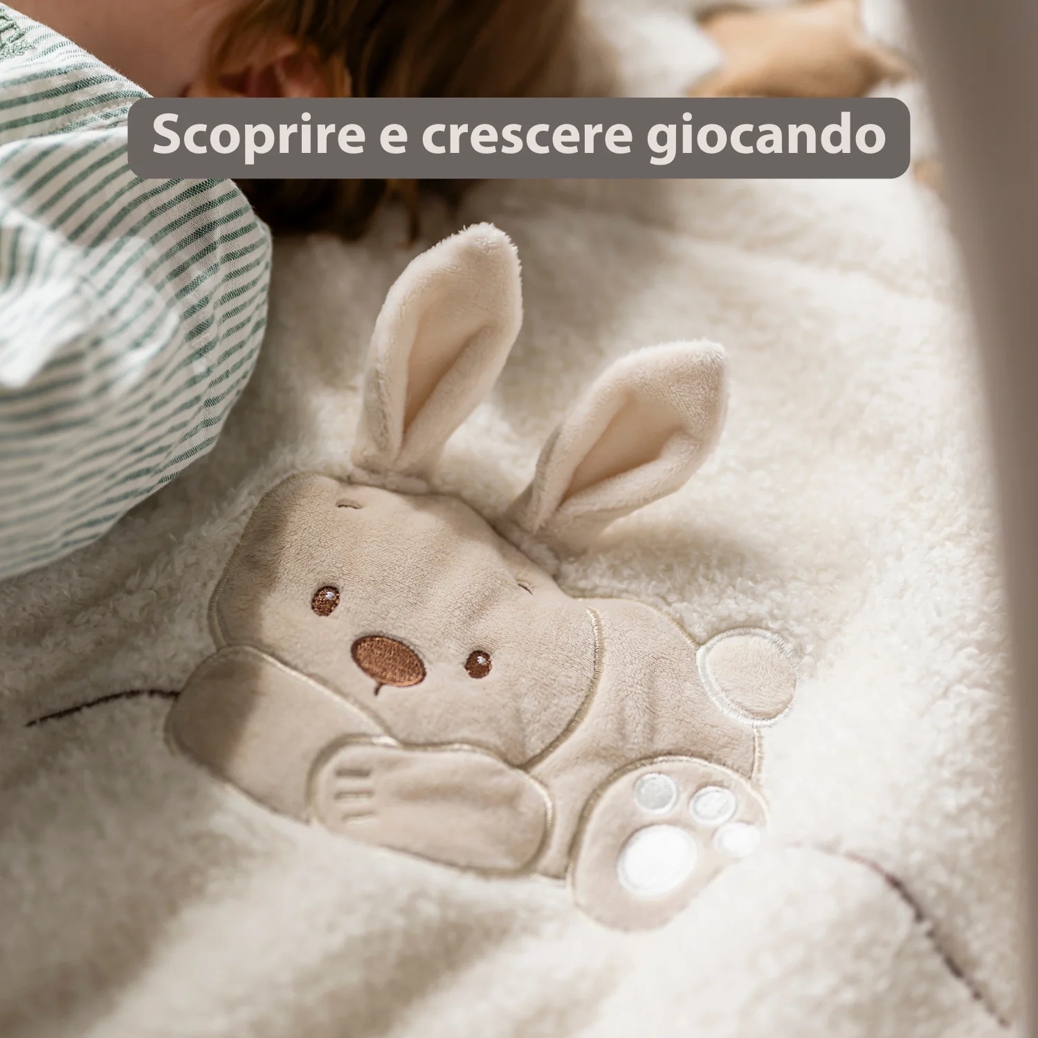 TEDDY Baby Playmat with Arches Square – 70 x 80 cm – Baby Activity Play Rug - Image 14