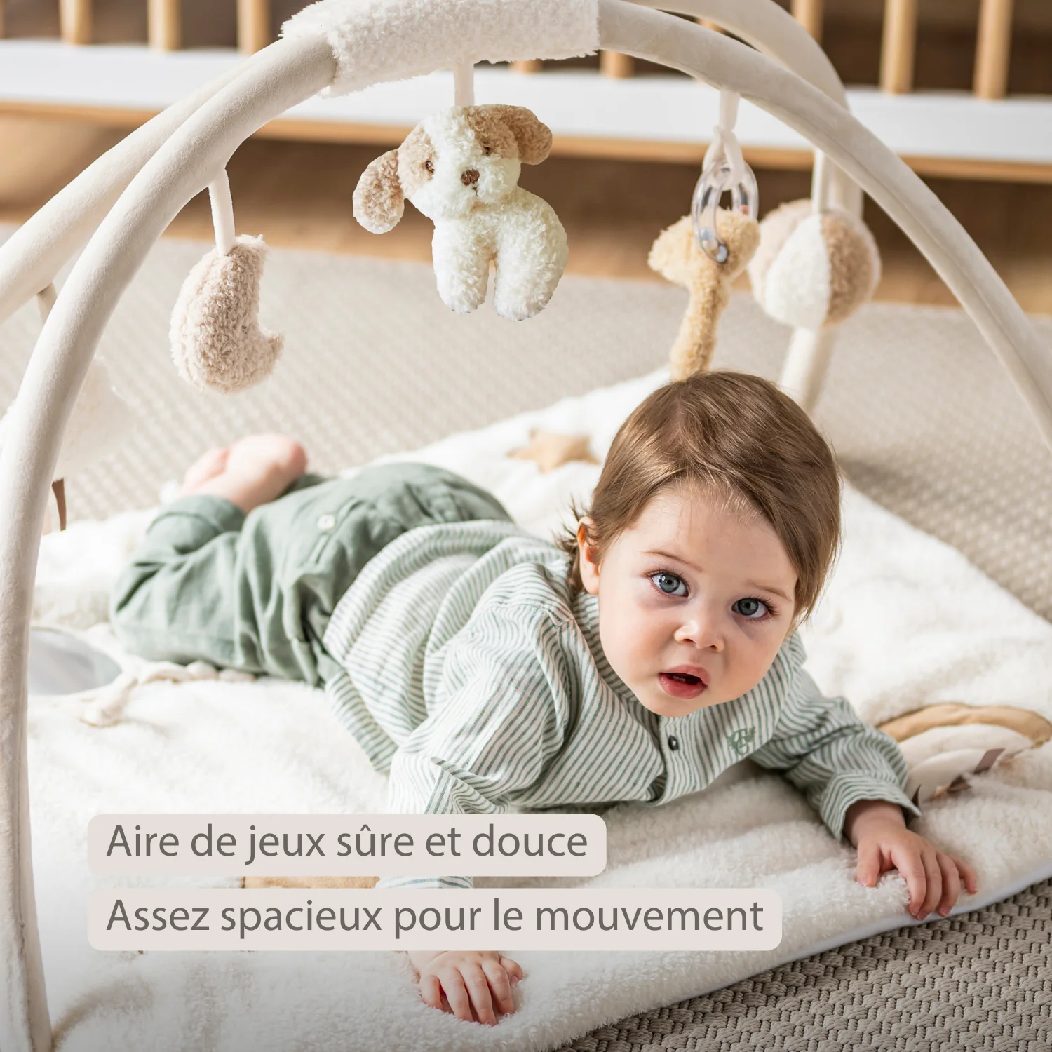 TEDDY Baby Playmat with Arches Square – 70 x 80 cm – Baby Activity Play Rug - Image 19