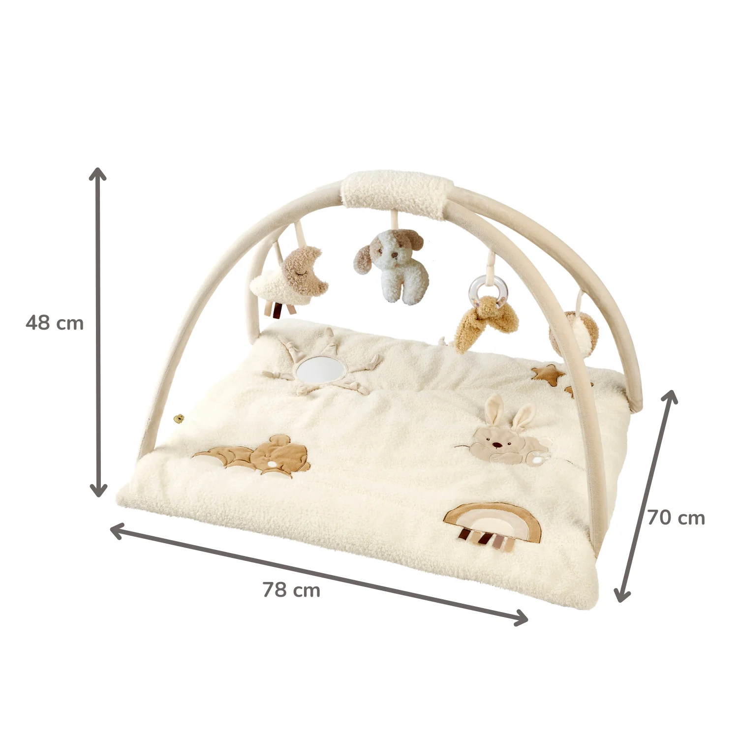 TEDDY Baby Playmat with Arches Square – 70 x 80 cm – Baby Activity Play Rug - Image 34