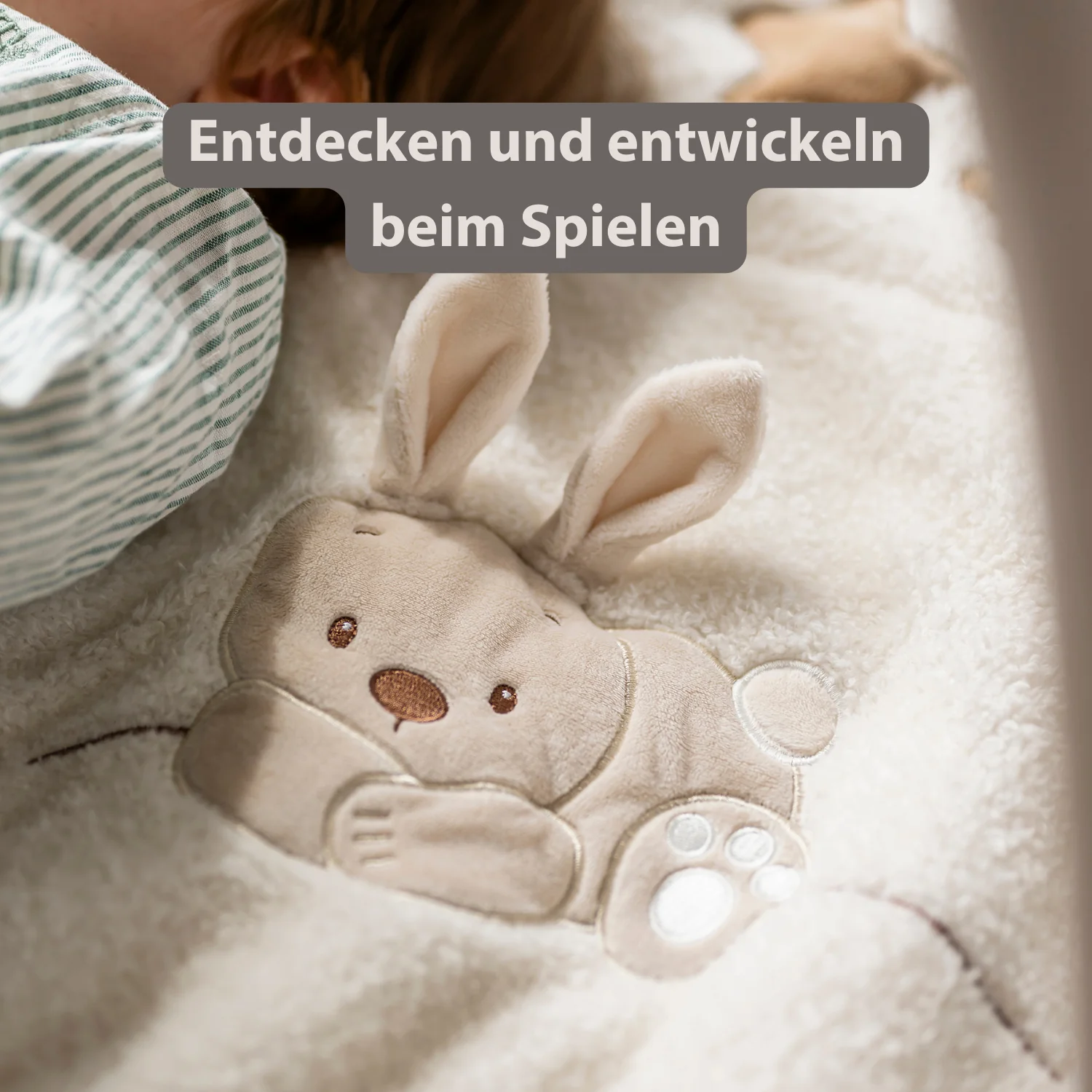 TEDDY Baby Playmat with Arches Square – 70 x 80 cm – Baby Activity Play Rug - Image 7