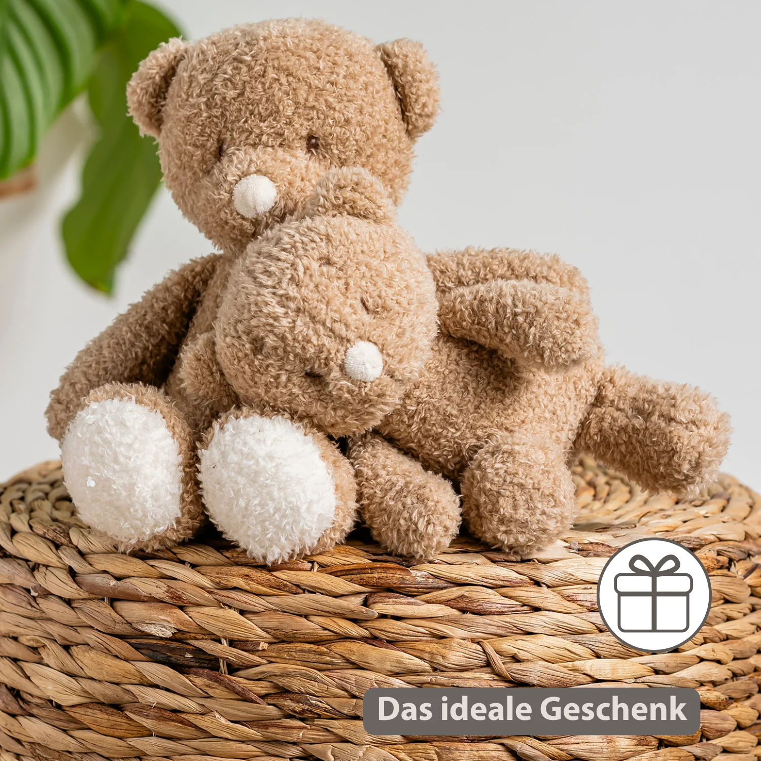 TEDDY Baby Plush Bear – 25 cm – Soft Baby Cuddle Toy – Beige - Image 7