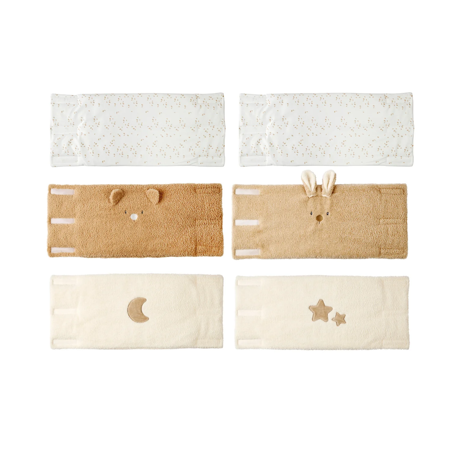 TEDDY Bed Protector Set of 6 Pieces – Cot Rail Protectors – Soft Baby Bed Safety - Image 29