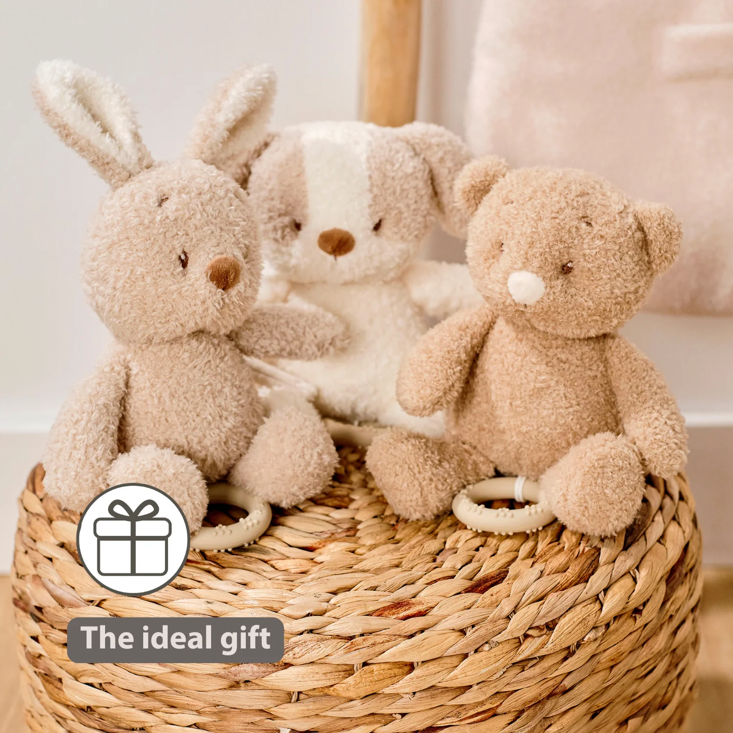 TEDDY Music Plush Bunny – 25 cm – Soft Plush Toy with Music – Beige - Image 35