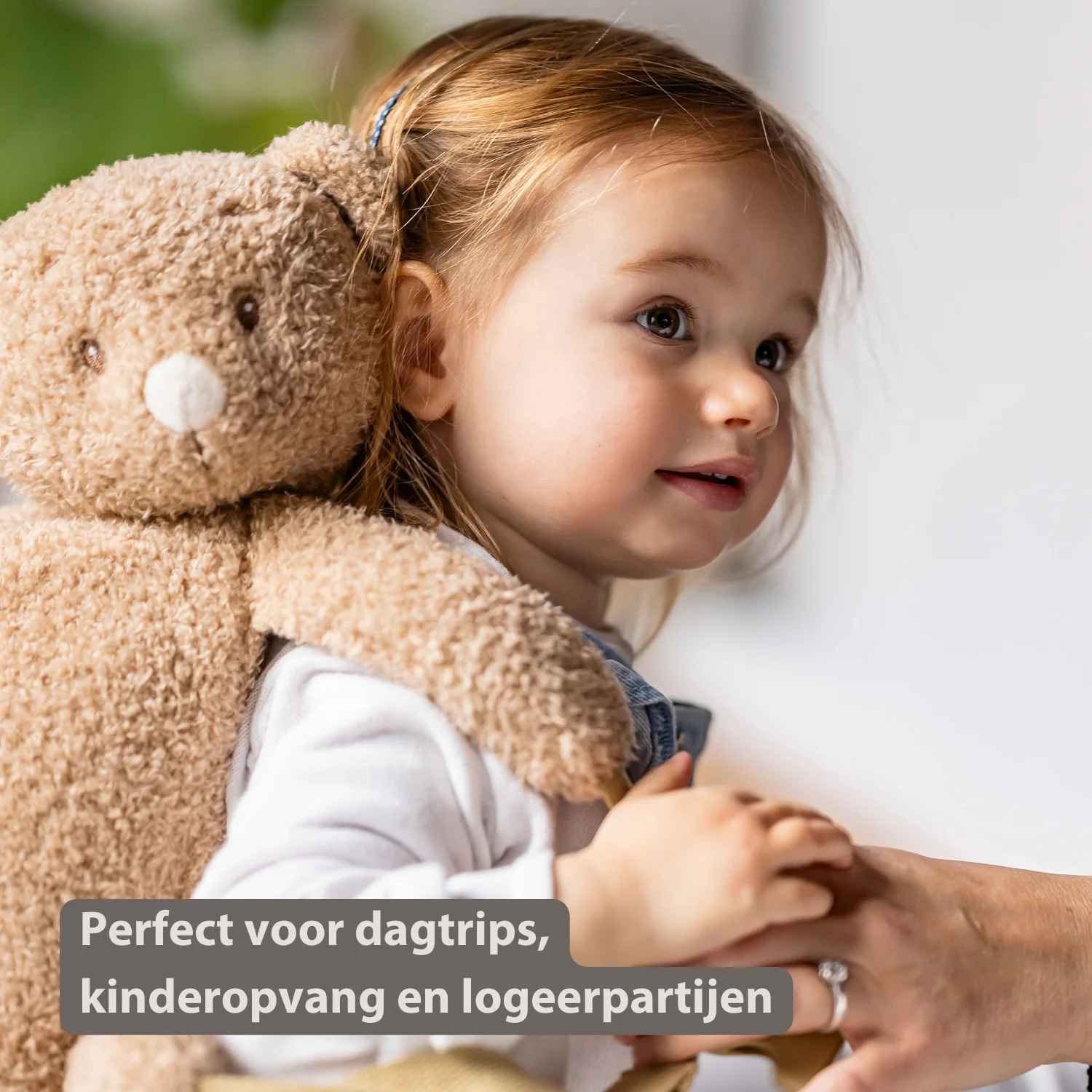 TEDDY Plush Backpack – 30 cm – Toddler School Bag – Soft Bear Backpack – Beige - Image 28
