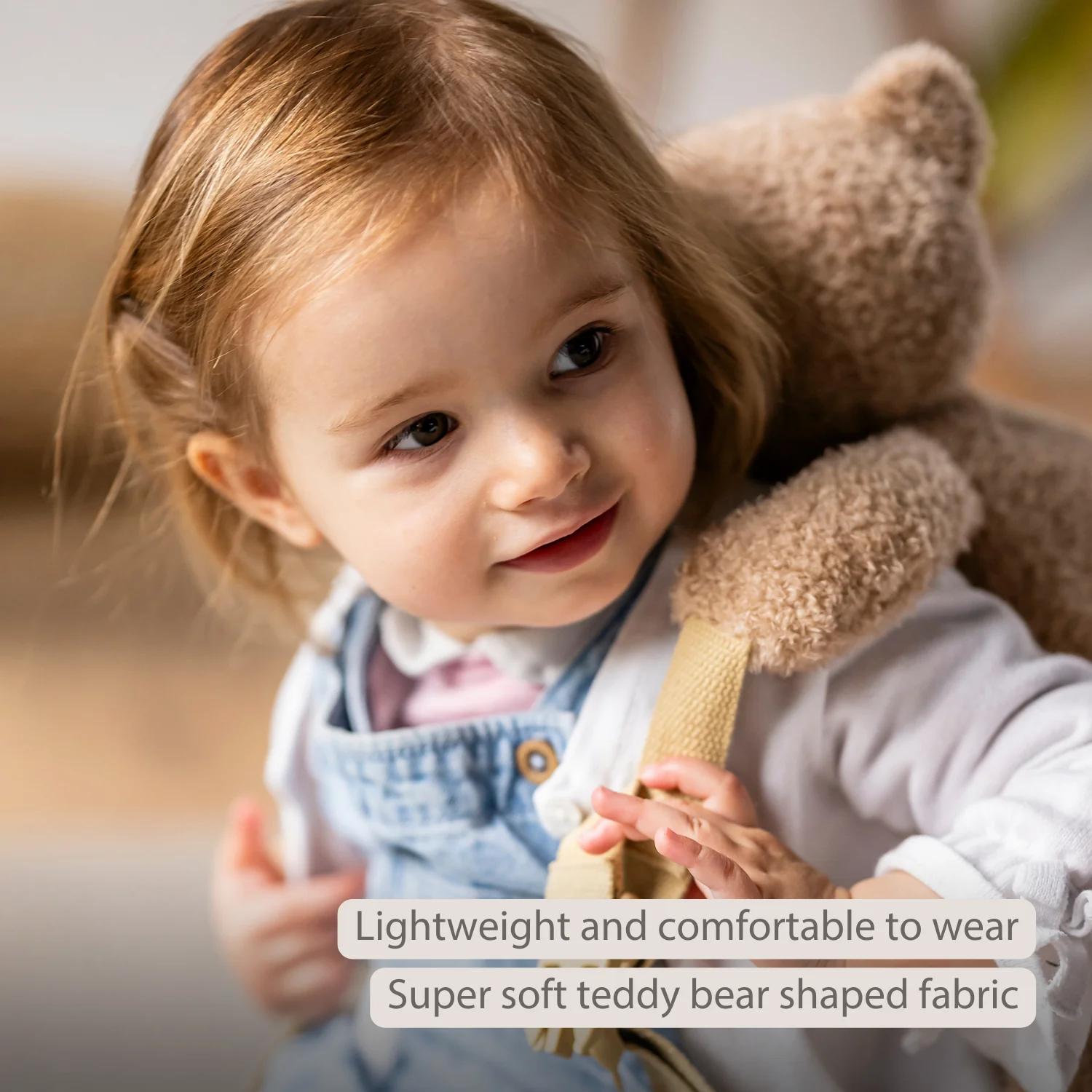 TEDDY Plush Backpack – 30 cm – Toddler School Bag – Soft Bear Backpack – Beige - Image 32