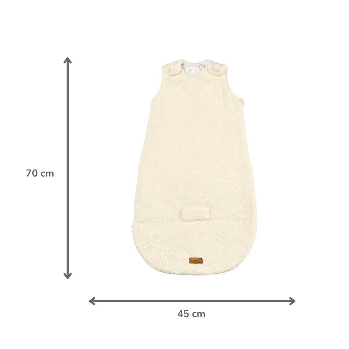 TEDDY Sleeping Bag Teddy Ecru 70 cm – TOG 2.5 – Soft Baby Sleeping Bag – Breathable & Safe Sleep - Image 11