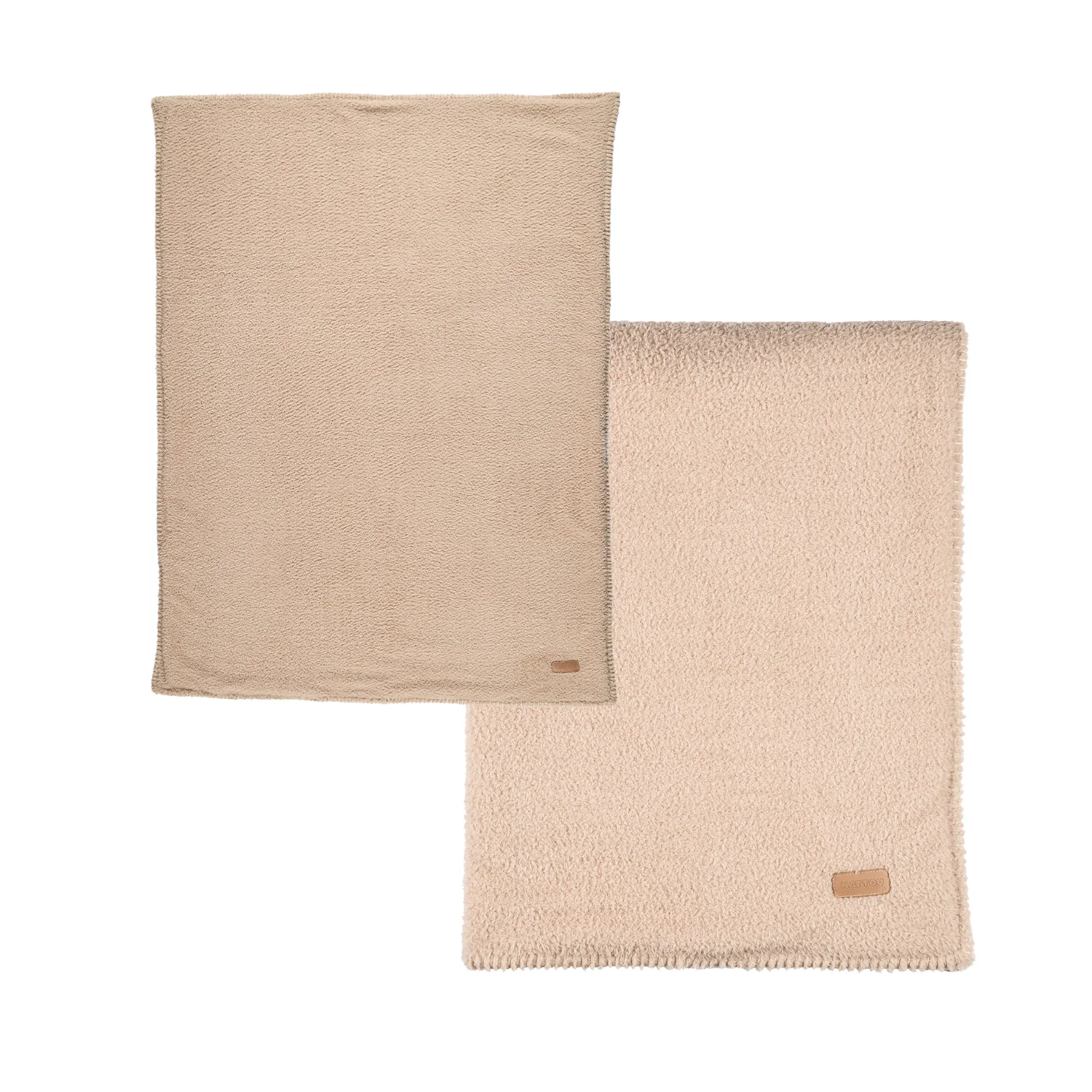 TEDDY Supersoft Blanket Beige 100x75 cm – Double-Sided Baby Blanket - Image 7