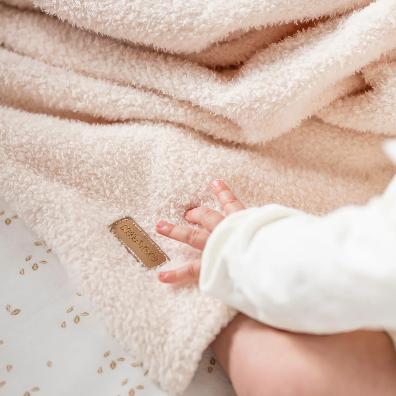 TEDDY Supersoft Blanket Ecru 100x75 cm – Double-Sided Baby Blanket - Image 16
