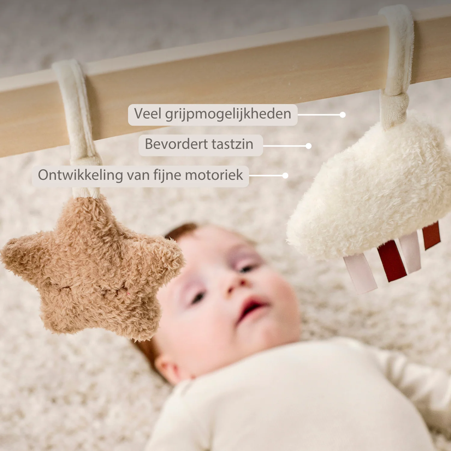 TEDDY Wooden Play Arch Baby – 60 x 48 cm – Baby Activity Play Gym - Image 26